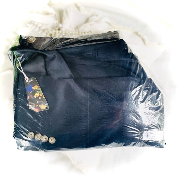 NORM THOMPSON | 46L XL | Navy Sport Coat Men’s Blazer - 36R Pant Suit Set Avail - Picture 12 of 12